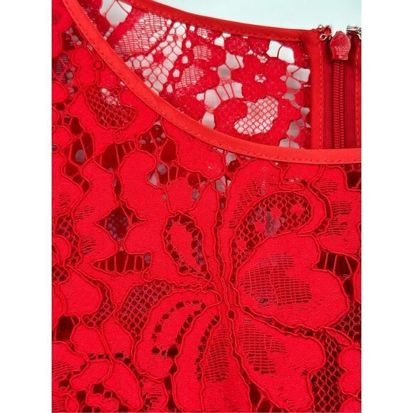 Finity NWT red lacy dress size 6 - Picture 3 of 9